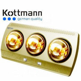 Đèn sưởi nhà tắm kottmann 3 bóng